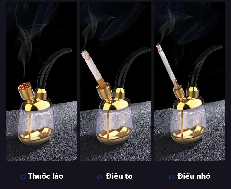 Tẩu lọc nước điếu to và điếu nhỏ ZB 501