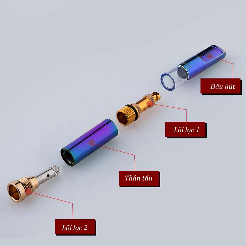 Tẩu lọc kép điếu thường Zobo ZB-331